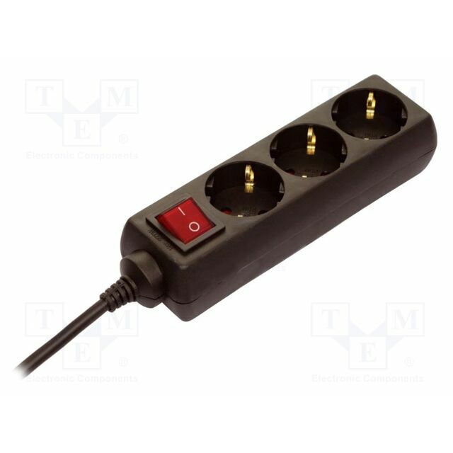 AS-Schwabe Extension lead; H05VV-F; 3G1.5mm2