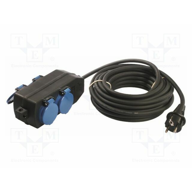 AS-Schwabe Extension lead; H05RR-F; 3G1.5mm2