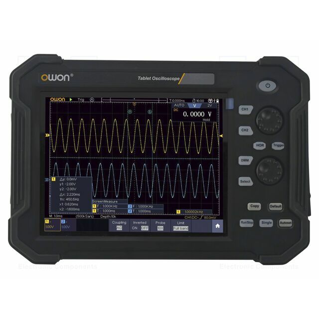 OWON Portable oscilloscope; 100MHz; 8bit; LCD
