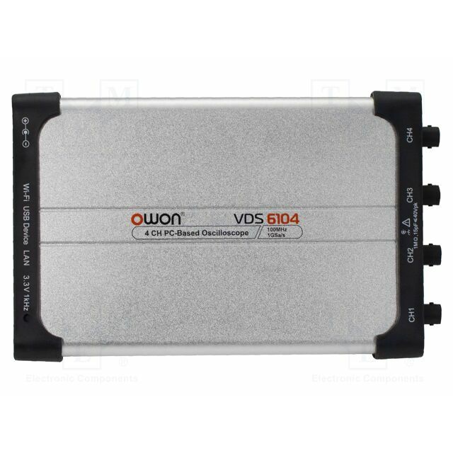 OWON PC connected oscilloscope; 100MHz; Ch: