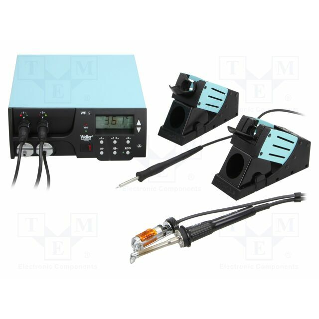 WELLER Station: soldering/desoldering; 300W; 50÷550°C; 100÷450°C