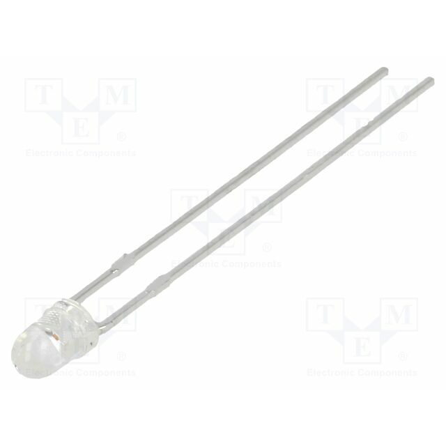 LUMEX LED; red; 2.9mm; 125mcd