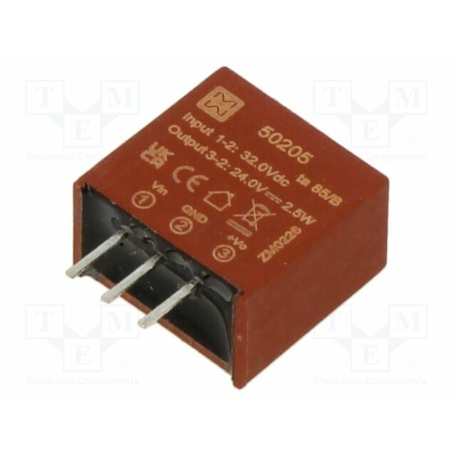Converter: DC/DC; 2.5W; Uin: 28÷36VDC