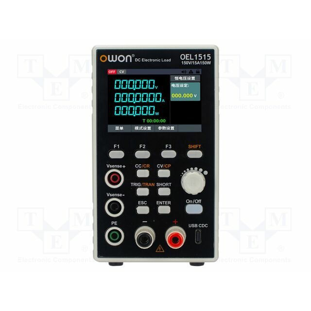 OWON Electronic load; 0÷300V; 0÷20A; 300W