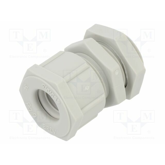 GEWISS Cable gland; PG9; IP66; nylon