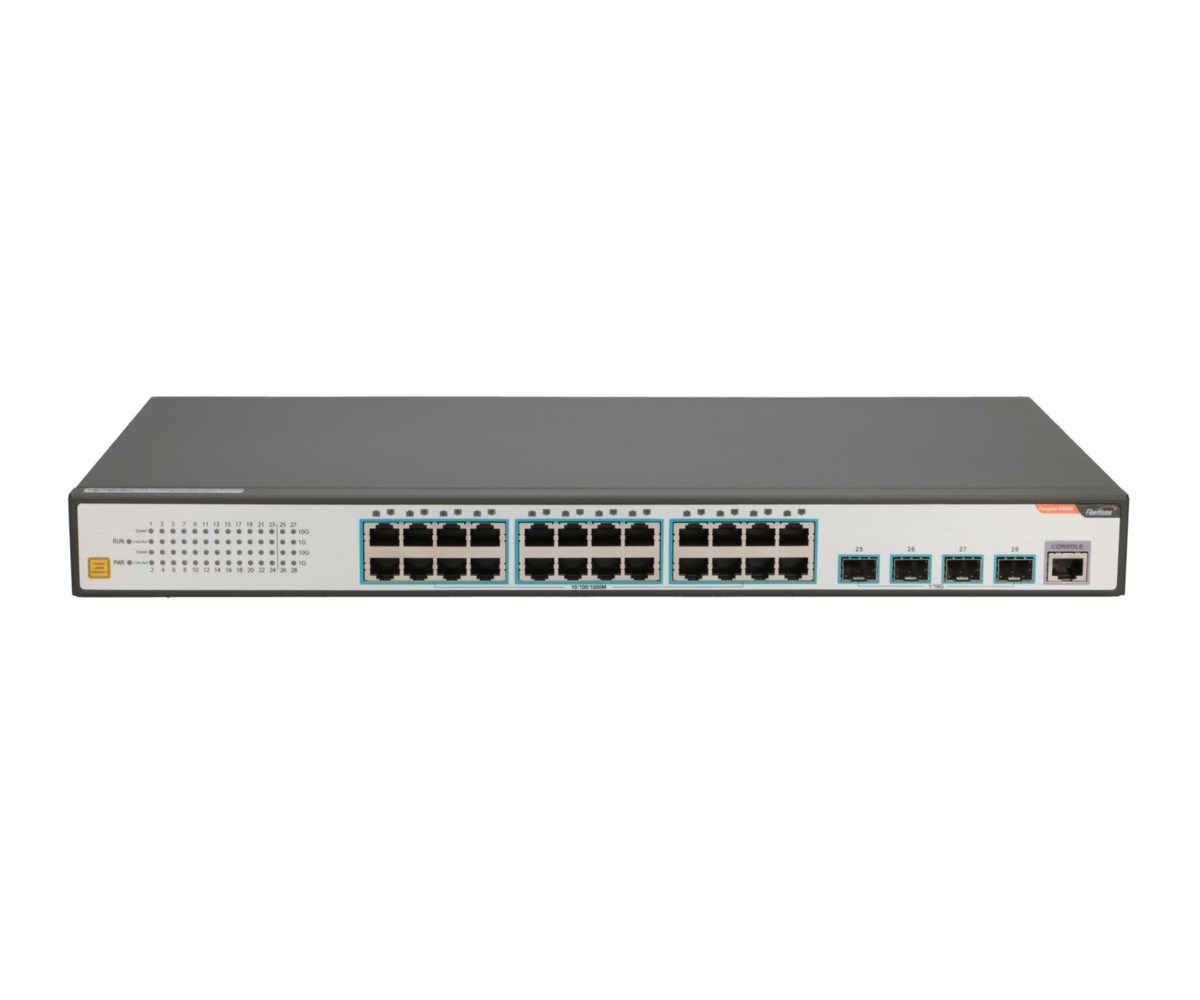 Pārvaldāms slēdzis FiberHome S4820-28T-X-AC L2/L3 Gigabit