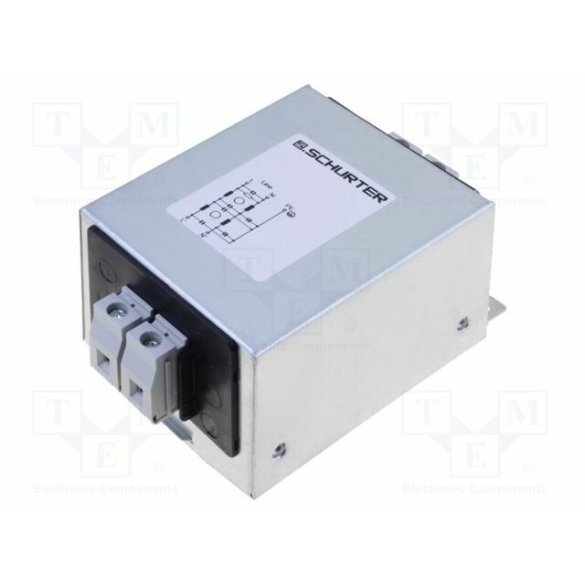 SCHURTER Filter: anti-interference; single-phase; 250VAC; Cx: