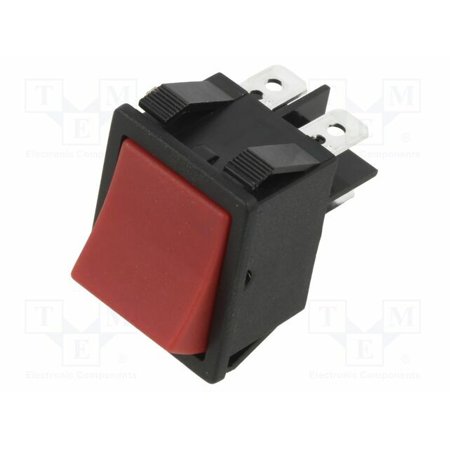E-SWITCH ROCKER; DPST-NO; Pos: 2; ON-OFF