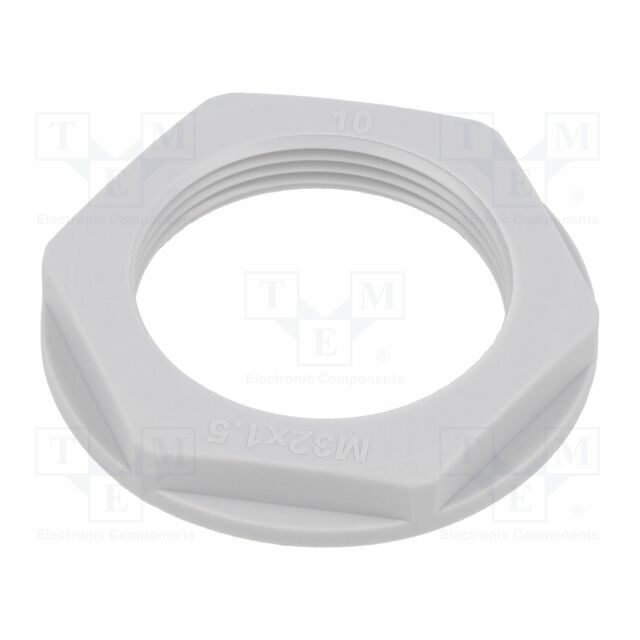 TE CONNECTIVITY Nut; PG21; polyamide; 36mm