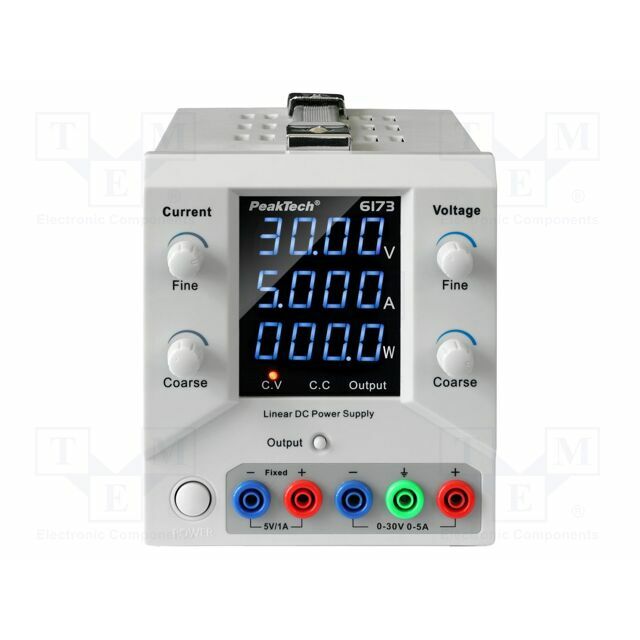 PEAKTECH Laboratory power supply: standard; single-channel