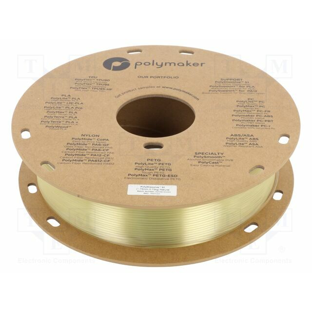 POLYMAKER Filament: PVA; 1.75mm; natural