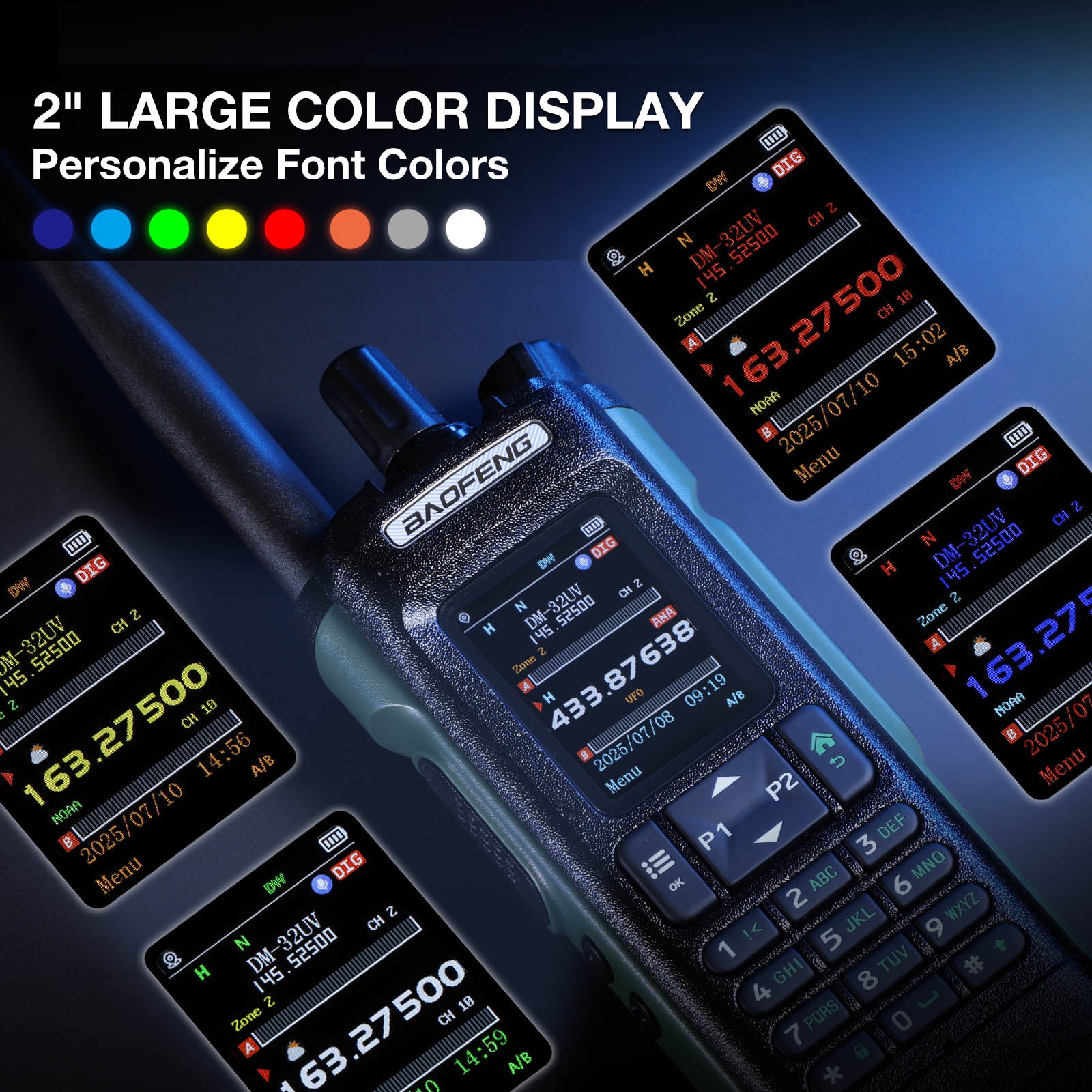 Baofeng DM-32UV digital DMR 8W handheld