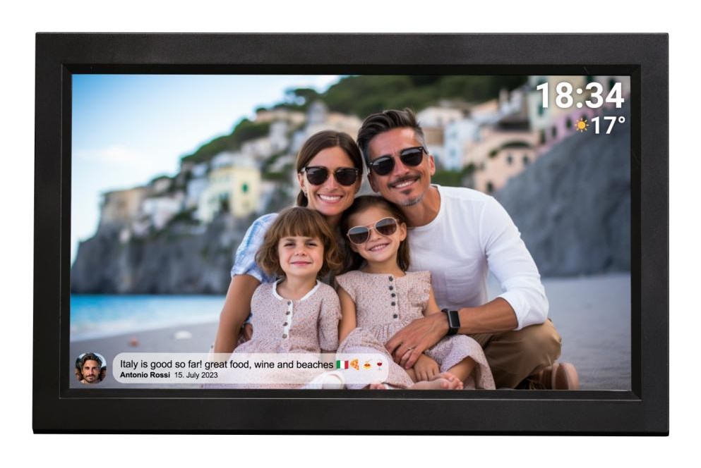 Denver PFF-1503B digital photo frame Black