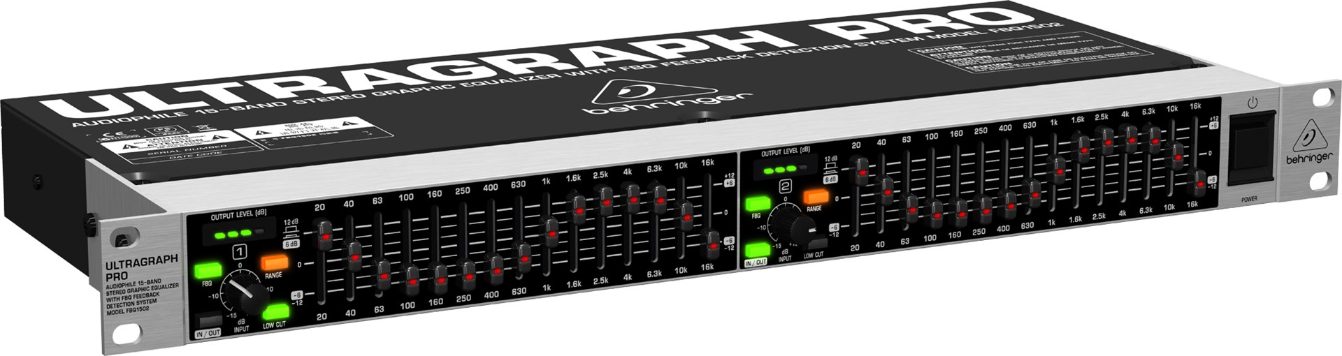 Behringer FBQ1502HD - grafiskais ekvalaizers (27000471)
