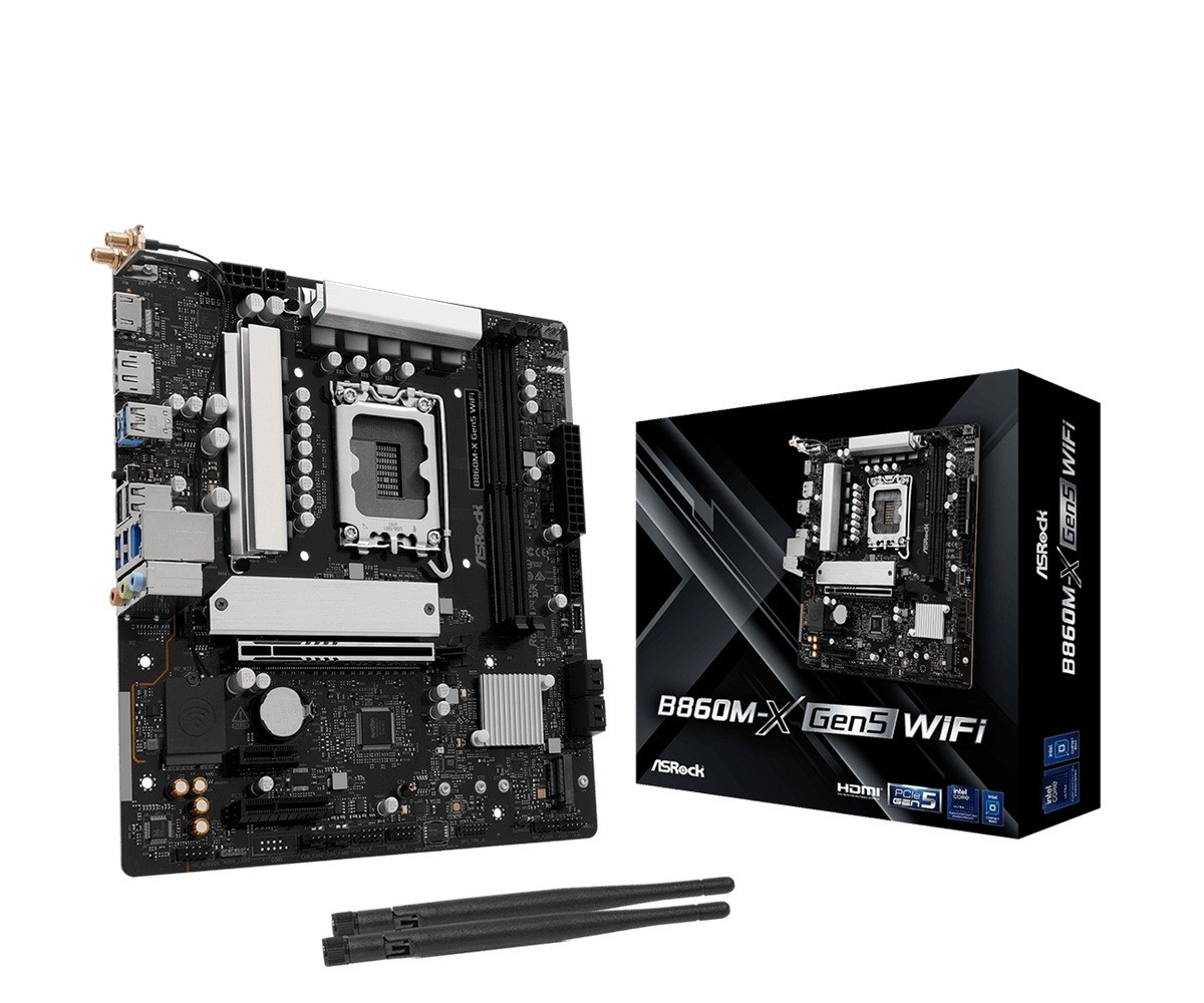 Mainboard|ASROCK|Intel B860|LGA 1851 (Socket V1)|micro ATX|RAM