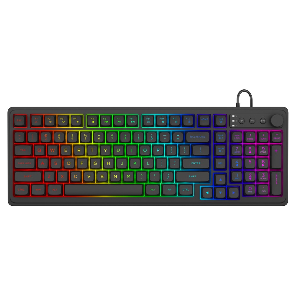 Keyboard GALAXIS RGB membrane SAVIO |