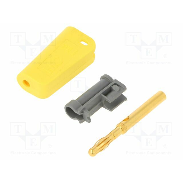 STAUBLI Laboratory connector: 4mm banana; plug