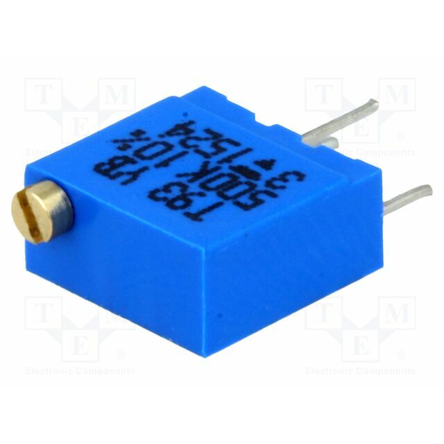 VISHAY Potentiometer: mounting; 500kΩ; multiturn; 500mW