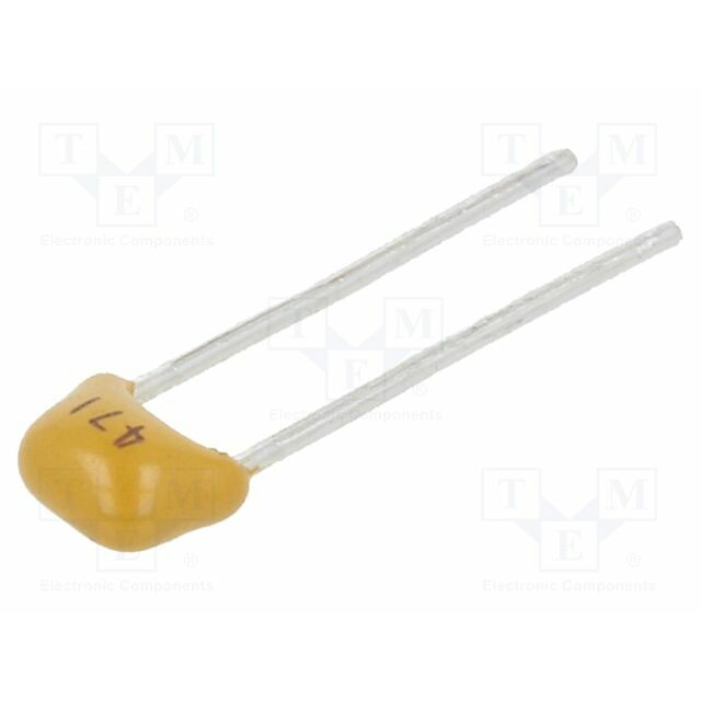 SR PASSIVES Capacitor: ceramic; 470pF; 50V