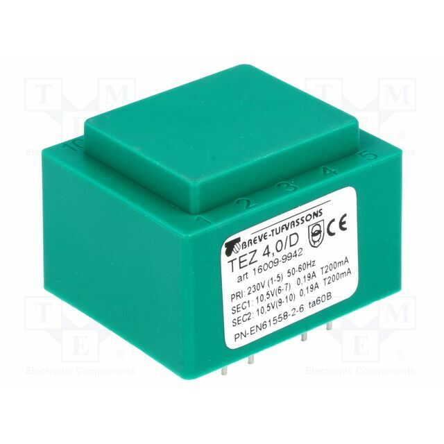 BREVE TUFVASSONS Transformer: encapsulated; 4VA; 230VAC