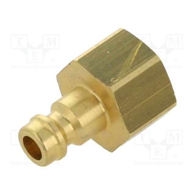 PNEUMAT Connector; connector pipe; 0÷35bar; brass