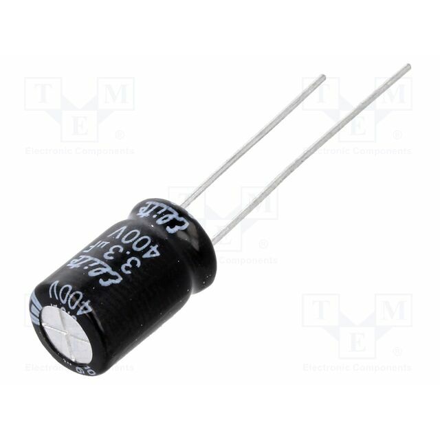 ELITE Capacitor: electrolytic; THT; 3.3uF