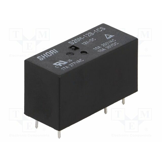 SHORI ELECTRIC Relay: electromagnetic; Ucoil: 12VDC