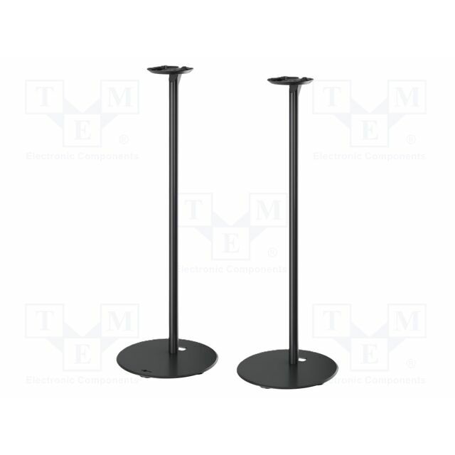 Holder: stand; speakers; black; 3kg; 2pcs