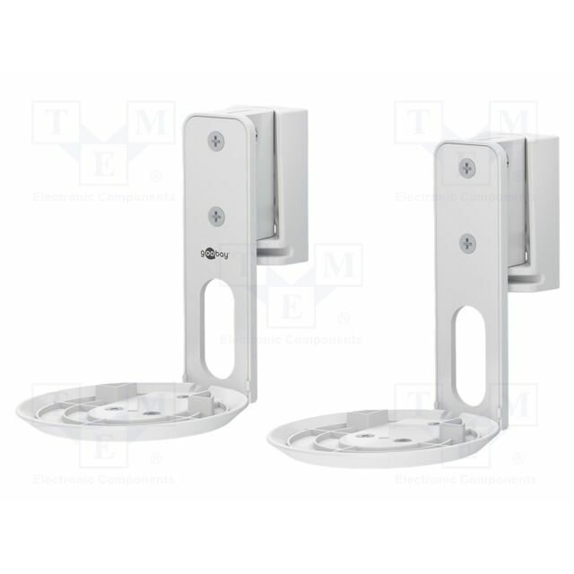 Holder: standard; speakers; white; 3kg; 2pcs