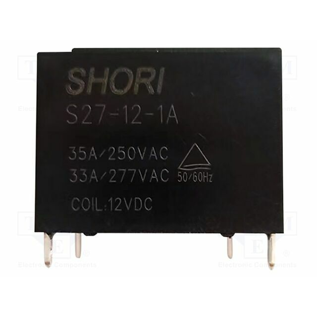 SHORI ELECTRIC Relay: electromagnetic; Ucoil: 12VDC