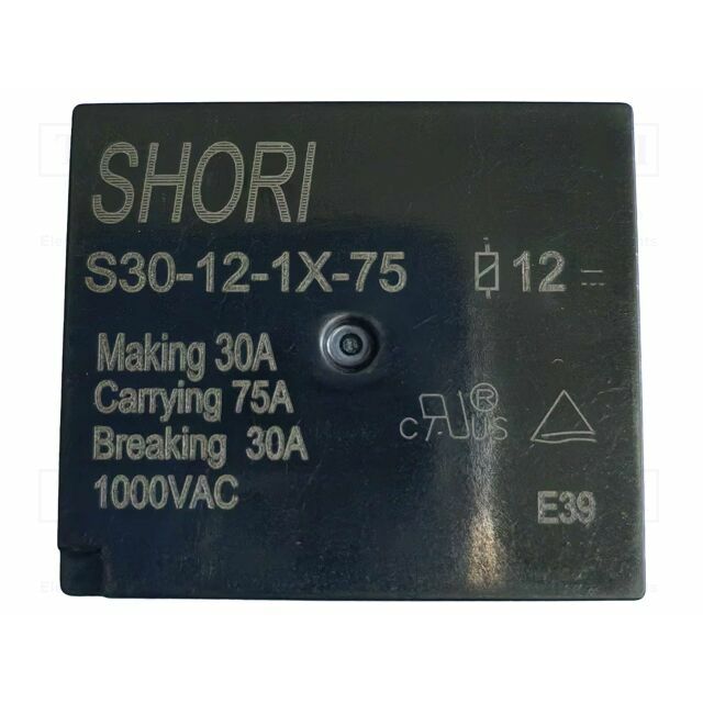 SHORI ELECTRIC Relay: electromagnetic; Ucoil: 24VDC