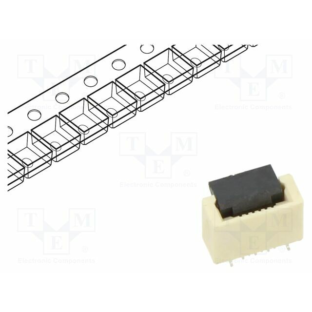 GCT Connector: FFC/FPC; tinned; SMT; 0