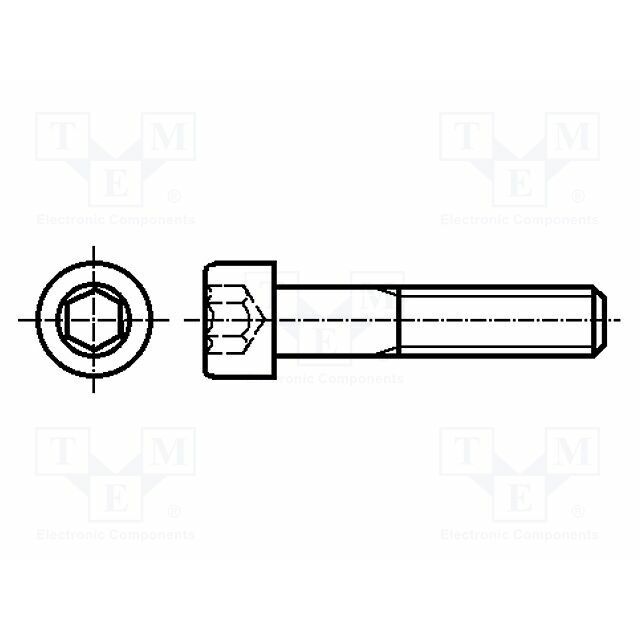 RECA Screw; M2,5; M2.5x6