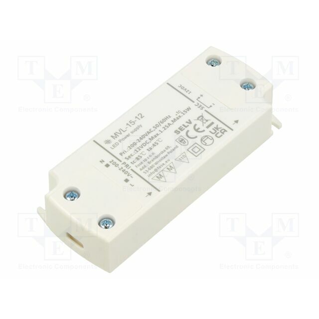 FOSE Power supply: switching; LED; 15W