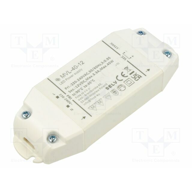 FOSE Power supply: switching; LED; 40W