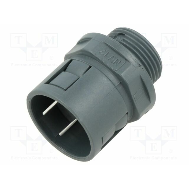 Straight terminal connector; polyamide 6; HSSV