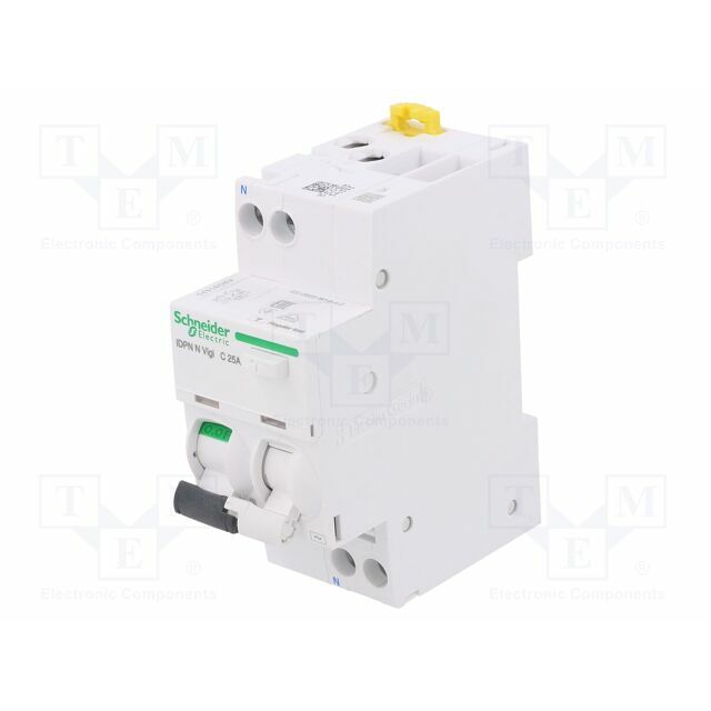 SCHNEIDER ELECTRIC RCBO breaker; Inom: 25A