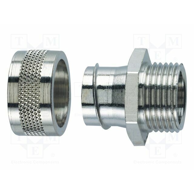LAPP Straight terminal connector; nickel-plated brass