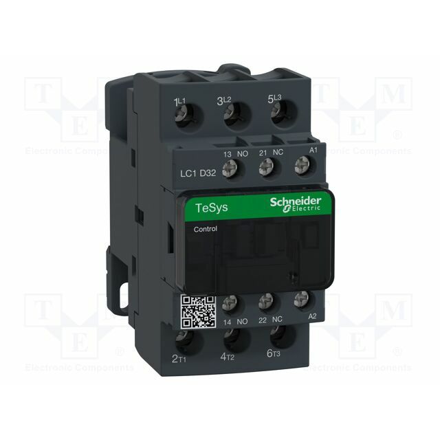 SCHNEIDER ELECTRIC Contactor: 3-pole; NO x3