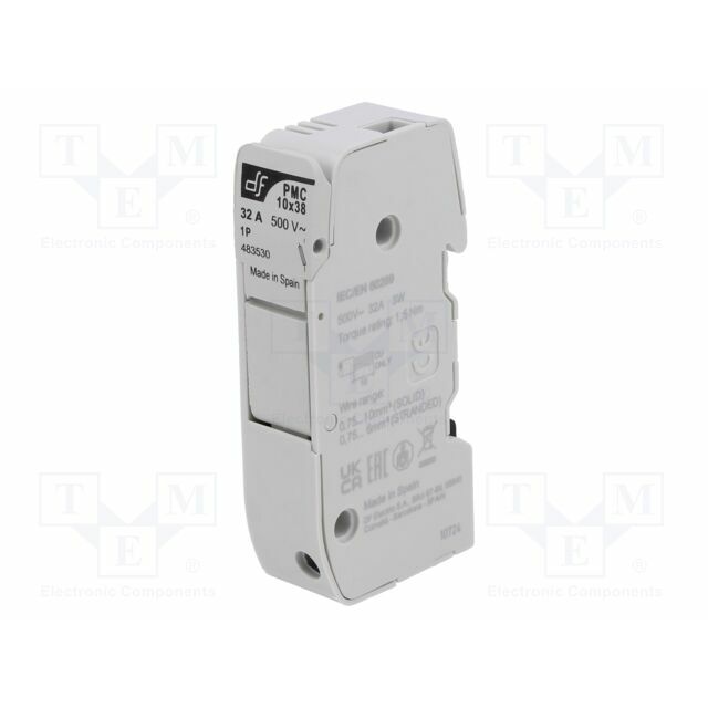 DF ELECTRIC Fuse holder; 10.3x38mm