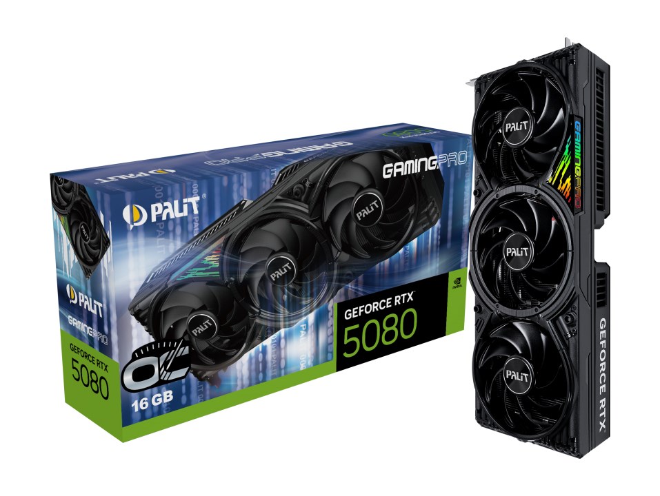 PALIT RTX 5080 GAMINGPRO OC 16GB