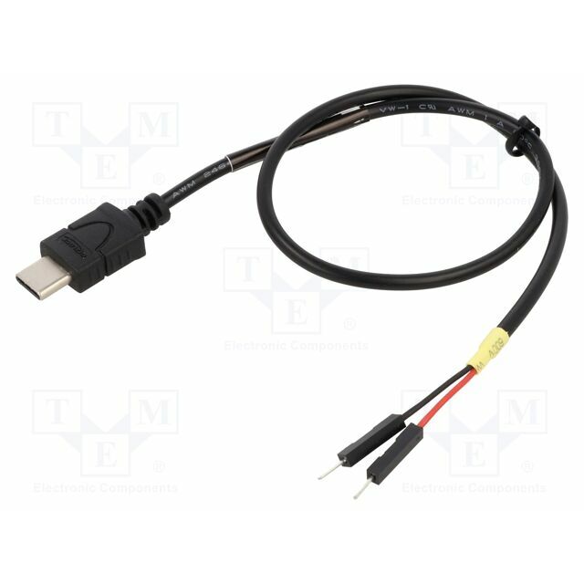 Cable; USB C plug,1pin pin