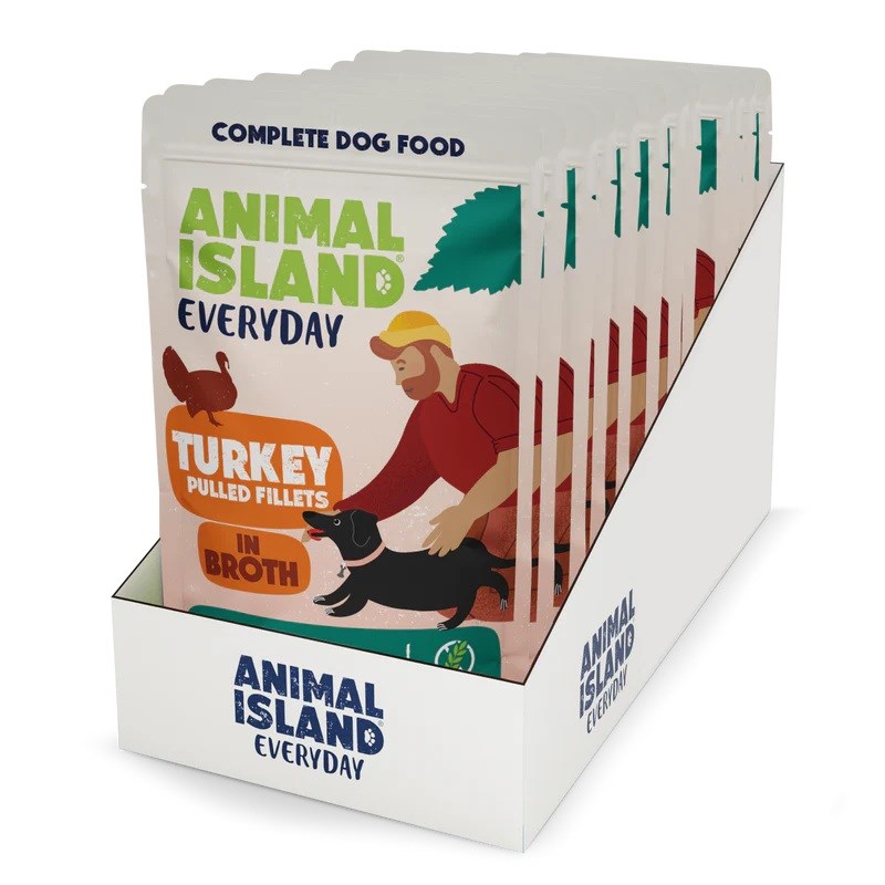 ANIMAL ISLAND Turkey Fillets in broth