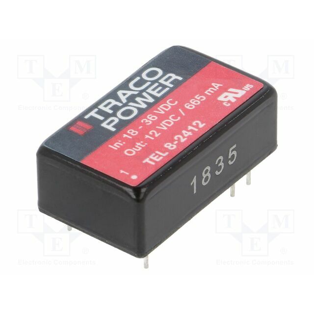 TRACO POWER Converter: DC/DC; 8W; Uin: