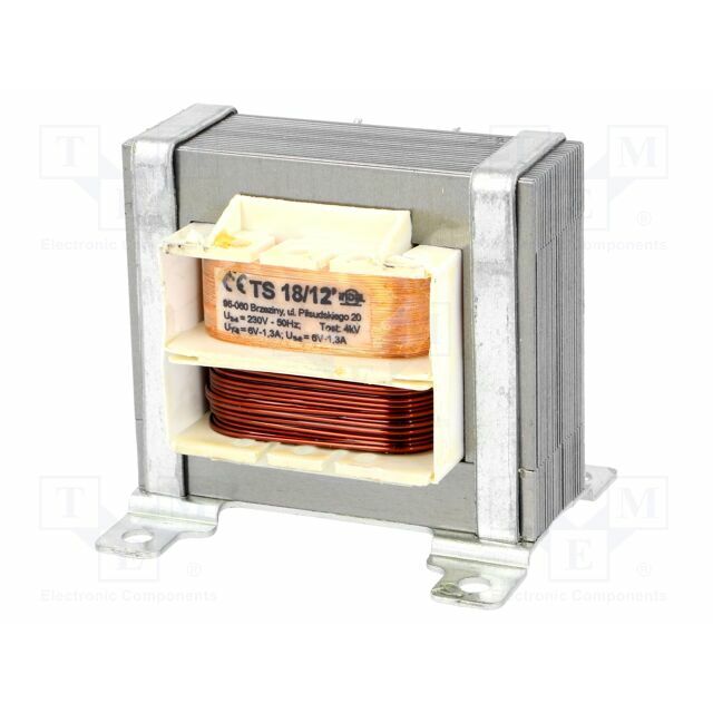 INDEL Transformer: mains; 18VA; 230VAC; 6V