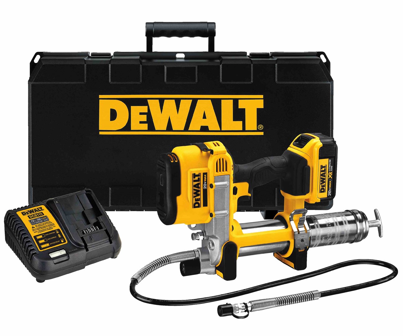 DeWALT DCGG571M1 power grease gun |