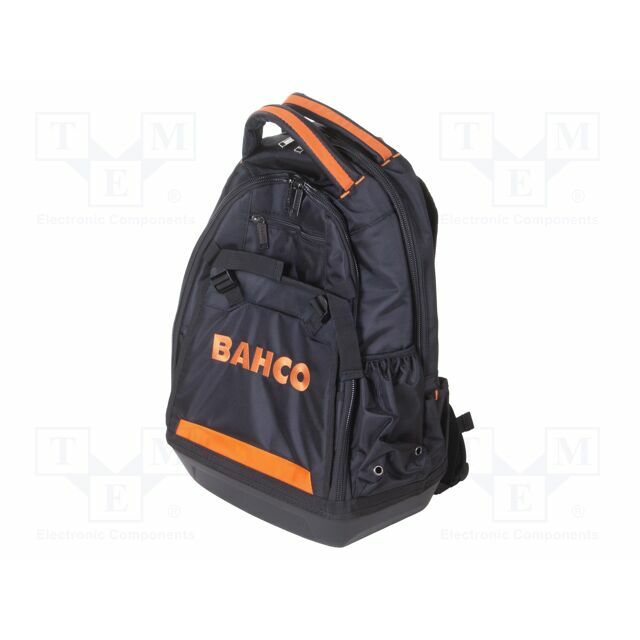 BAHCO Backpack; tool case; orange-black; polyester