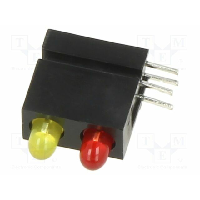 MENTOR LED; in housing; red/yellow; 20mA