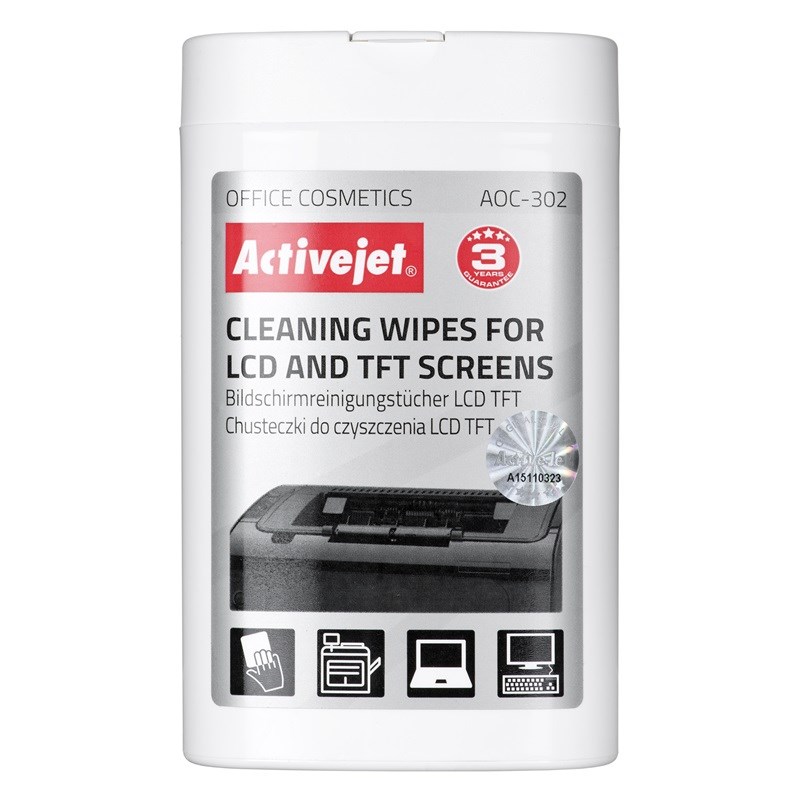 Activejet AOC-302 LCD matrix wipes 100