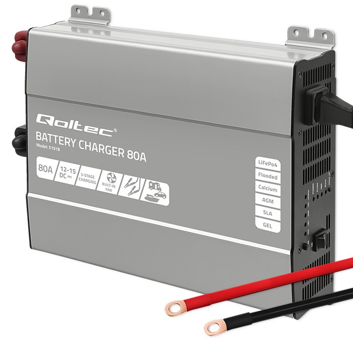 Qoltec Smart Professional Monolith Battery Charger